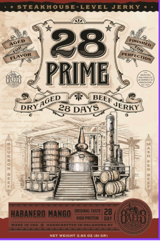28 Prime Habanero Mango Jerky
