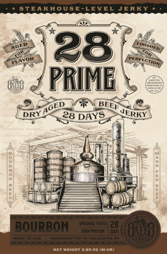28 Prime Bourbon Jerky